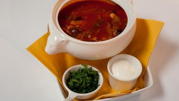 Рецепт Солянки мясной с каперсами