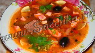 Рецепт Солянки мясной