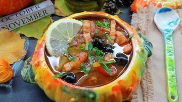 Рецепт Солянки Осенней с тыквой