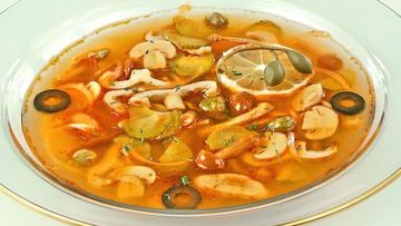 Рецепт Солянки с грибами