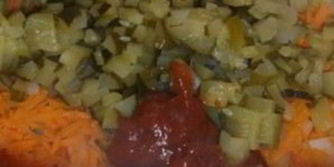 Рецепт солянки с колбасой в мультиварке