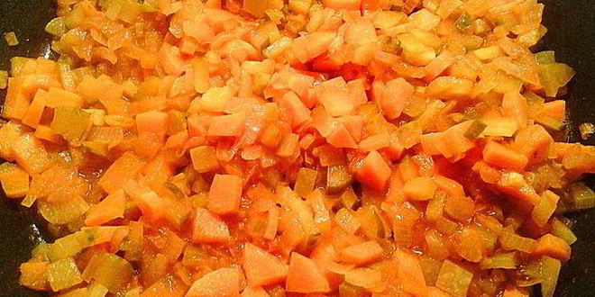 Рецепт солянки с печеным перцем