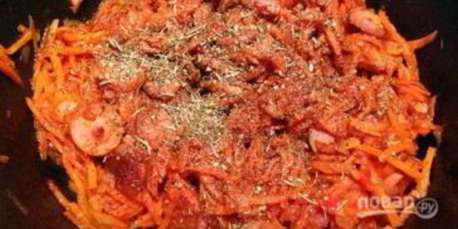 Рецепт солянки с сосиской из свежей капусты