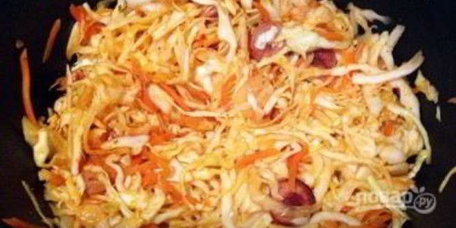 Рецепт солянки с сосиской из свежей капусты