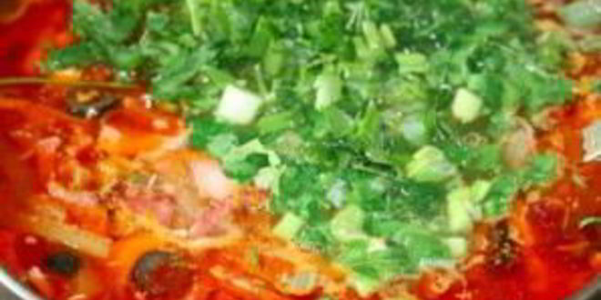 Рецепт солянки с томатной пастой