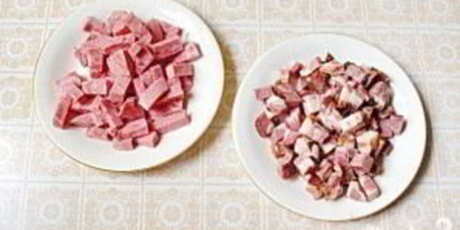 Рецепт солянки с ветчиной и грудинкой