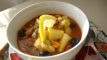 Рецепт Солянки сборной мясной с капустой