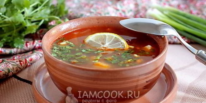Рецепт солянки сборной мясной с картошкой