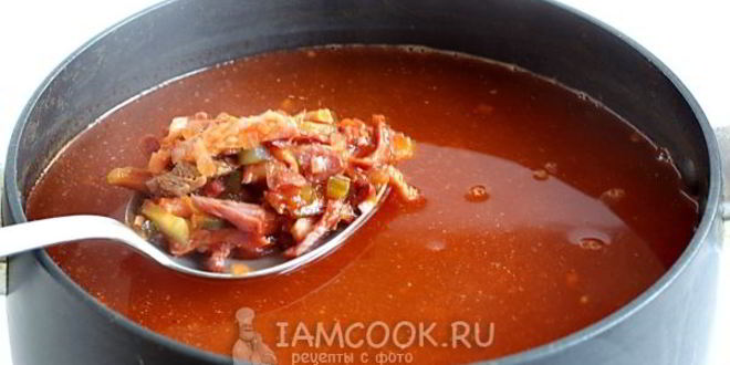 Рецепт солянки сборной мясной с картошкой