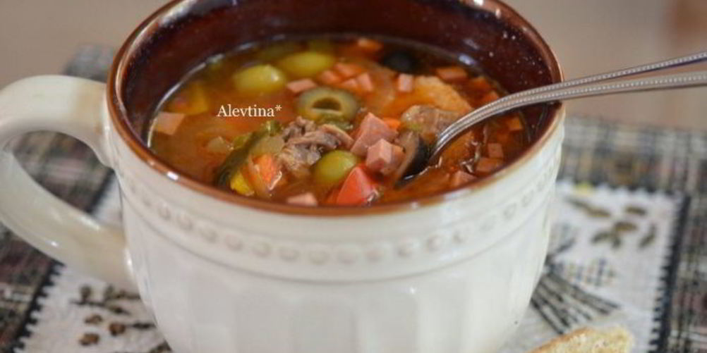 Как приготовить солянку со сладким перцем