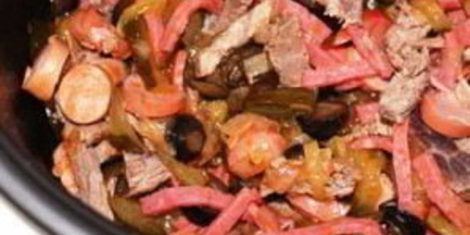 Рецепт солянки в мультиварке колбасная