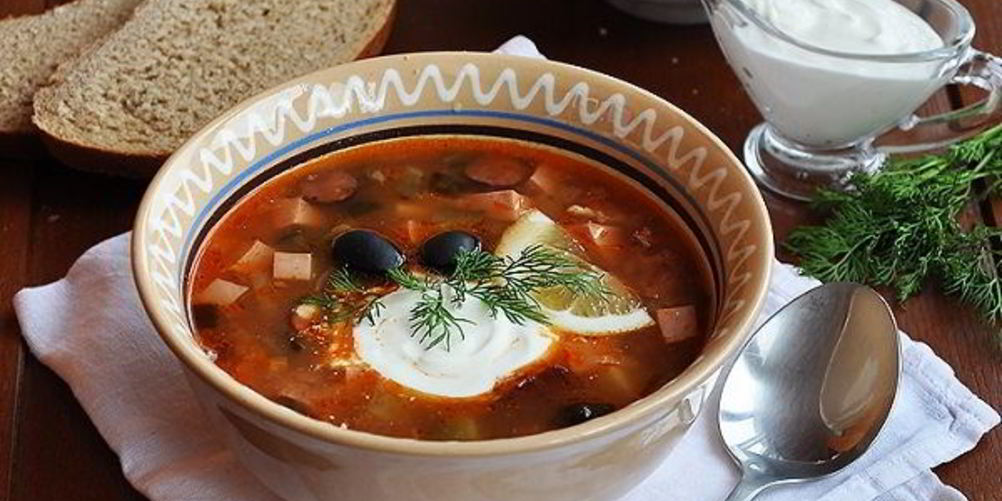 Как приготовить суп-солянку мясная