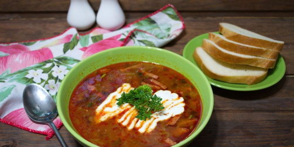 Как приготовить суп солянка сборная мясная