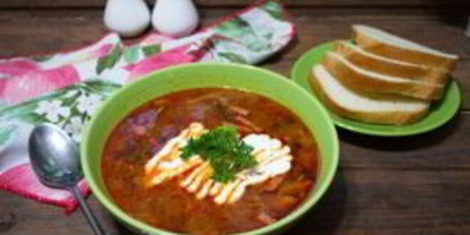 Рецепт супа солянка сборная мясная