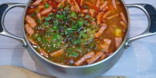 Рецепт супа солянка сборная мясная