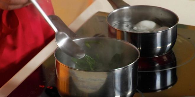 Рецепт супа из шпината с брынзой