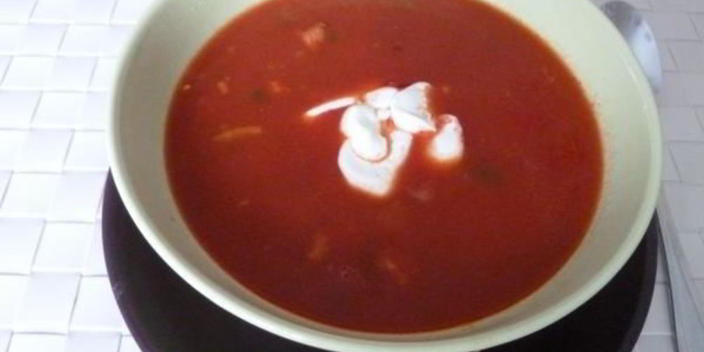Как приготовить суп из томатного сока