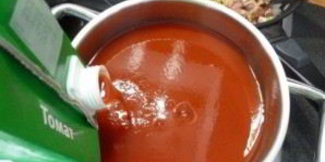 Рецепт супа из томатного сока