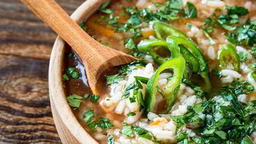 Рецепт Харчо на баранине с зеленью