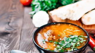 Рецепт Харчо на свиных ребрышках