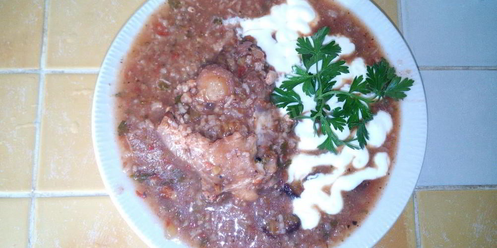 Как приготовить харчо с орехами и черносливом