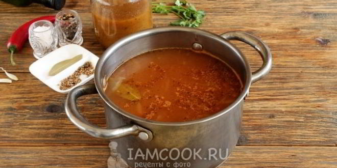 Рецепт постного супа харчо