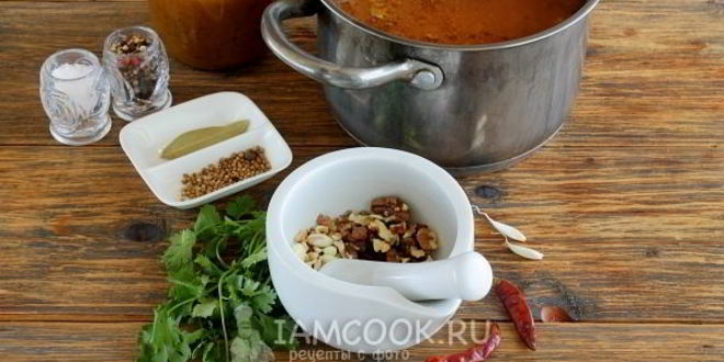 Рецепт постного супа харчо