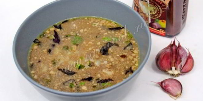 Рецепт супа харчо из говядины в мультиварке