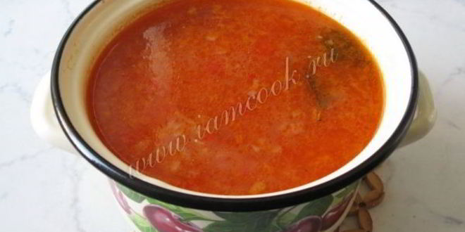 Рецепт супа харчо с индейкой