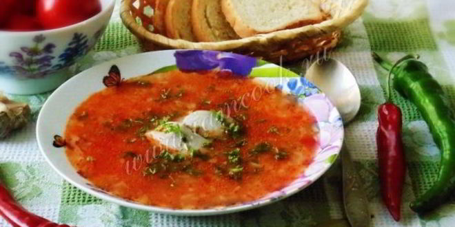 Рецепт супа харчо с индейкой