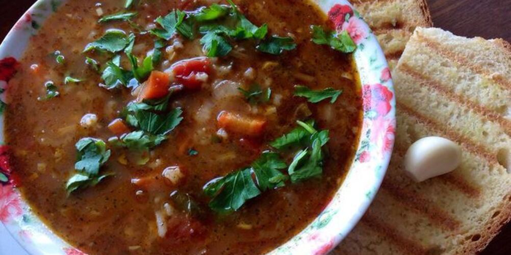 Как приготовить суп харчо