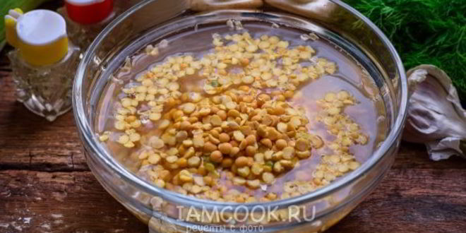 Рецепт горохового супа-пюре с копченостями