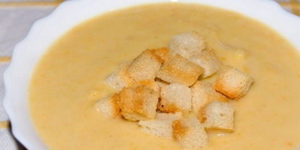 Как приготовить картофельный суп-пюре с гренками