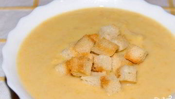 Рецепт Картофельного супа-пюре с гренками