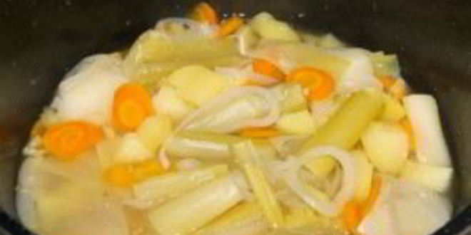 Рецепт картофельного супа-пюре с гренками