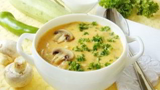 Рецепт Куриного супа-пюре с грибами