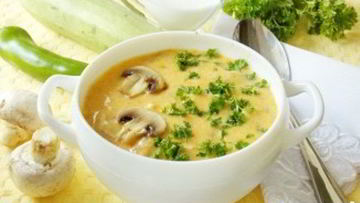 Рецепт Куриного супа-пюре с грибами