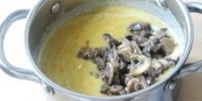 Рецепт куриного супа-пюре с грибами