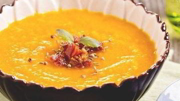 Рецепт Морковного супа-пюре с чечевицей