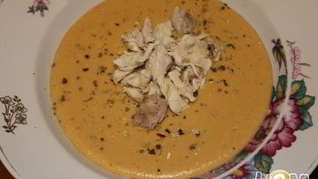 Рецепт Пикантного супа-пюре из красной чечевицы