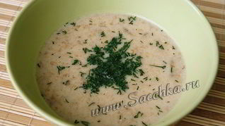 Рецепт Супа-пюре грибного