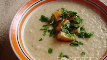 Рецепт Супа-пюре из белой фасоли