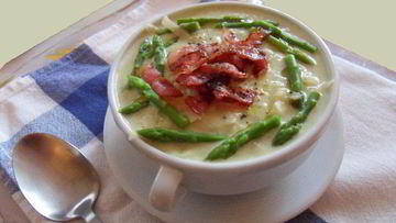 Рецепт Супа-пюре из белой спаржи