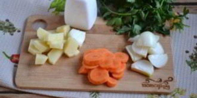 Рецепт супа-пюре из брокколи и цветной капусты