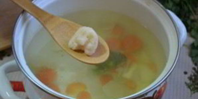 Рецепт супа-пюре из брокколи и цветной капусты