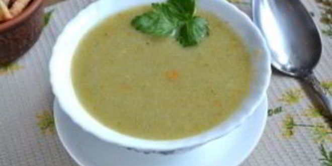 Рецепт супа-пюре из брокколи и цветной капусты