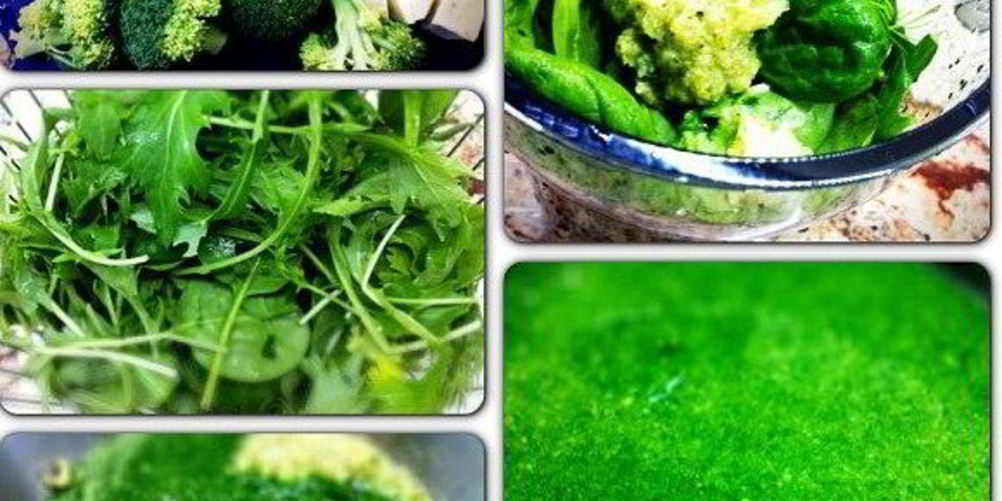 Как приготовить суп пюре из брокколи, корня сельдерея и салатной зелени