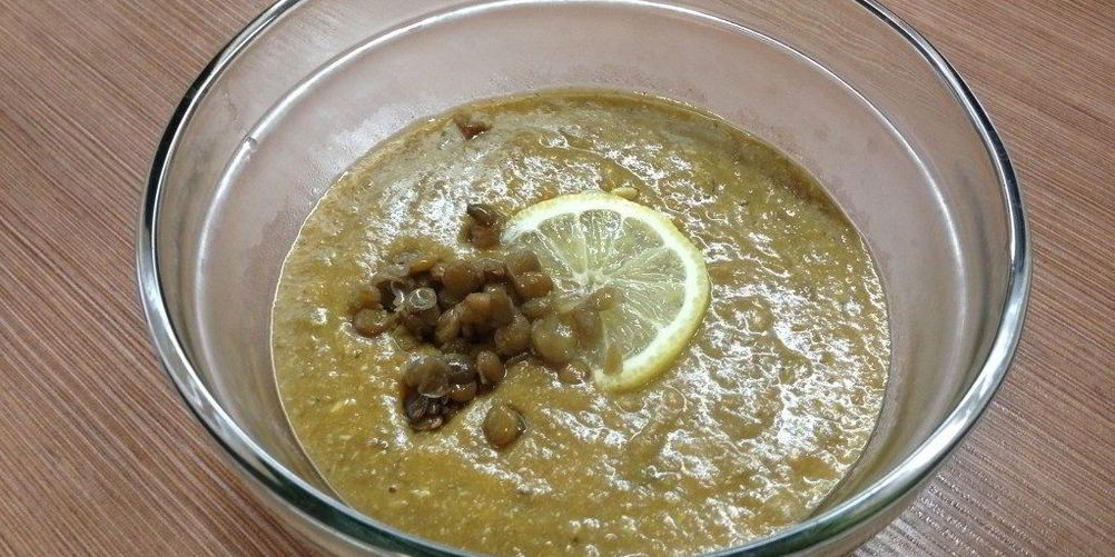 Как приготовить суп-пюре из чечевицы зеленой