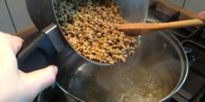 Рецепт супа-пюре из чечевицы зеленой