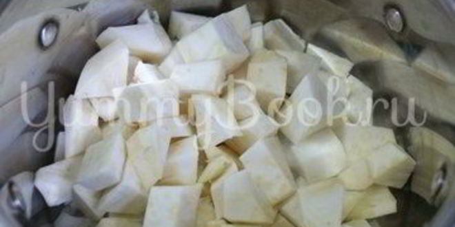 Рецепт супа-пюре из корня сельдерея и картофеля
